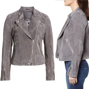 Women's Gray Suede Jacket